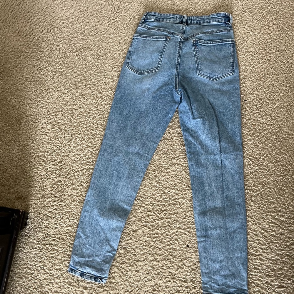Stylish Light Blue Women's Skinny Jeans